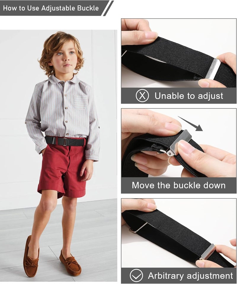 WELROG Kids Belts for Boys - Velcro Buckle Toddler Belt Elastic Adjustable Belt for Boys Girls - Image 5